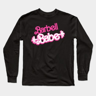 Barbell Babe | Double Sided Long Sleeve T-Shirt